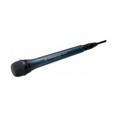 MD 46 Dynamic Reporter's Microphone with Elastic Capsule Mount, 3-Pin XLR-M - Steel Blue