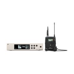 EW 100 G4-ME4 Evolution Wireless G4 Lavalier Set - True Diversity Receiver, Bodypack Transmitter, ME4 Clip-On Microphone, Rackmount Set, Power Supply, Batteries, Rod Antennas, Cable - Frequency: A (516-558 MHz)