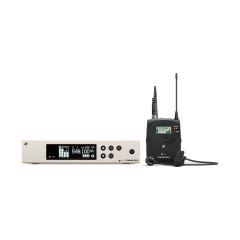 EW 100 G4-ME4 Evolution Wireless G4 Lavalier Set - True Diversity Receiver, Bodypack Transmitter, ME4 Clip-On Microphone, Rackmount Set, Power Supply, Batteries, Rod Antennas, Cable - Frequency: G (566-608 MHz)