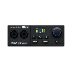 Revelator io24 USB-C Compatible Audio Interface with Integrated Loopback Mixer and Effects for Streaming, Podcasting, More