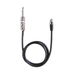 WA302 Instrument Cable for 1/4" Jacks to 4-Pin Mini-Connectors on Bodypack Transmitters - 3.5"