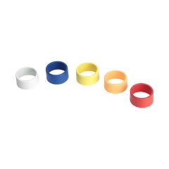 WA615M Multi-Colored ID Rings (5-Pack)