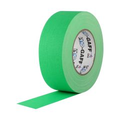 Pro Gaff Matte Cloth Tape (2" x 50 yd) - Fluorescent Green