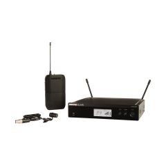 BLX14R/W85 Wireless Rack-mount Presenter System with WL185 Lavalier Microphone, Power Supply - Frequency: H9 (512-542 MHz) 