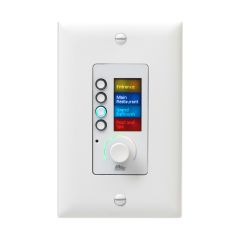 EC-4BV Soundweb London Contrio Ethernet Controller with 4 Buttons and Volume Control (US Decora) - White