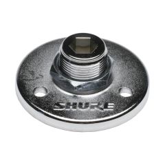 A12 Small Mounting Flange (5/8"-27 Threaded) - Matte Silver