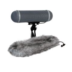 A89SW-KIT Windshield Kit with Lyre Suspension, Windshield, Windjammer for Microphones