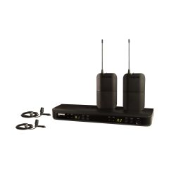 BLX188/CVL Wireless Dual Presenter System with (2) CVL Lavalier Microphones, US Power Supply - Frequency: H10 (542-572 MHz)