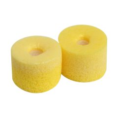 EAYLF1 Yellow Foam Sleeves for Sound Isolating Earphones (5-Pairs) 