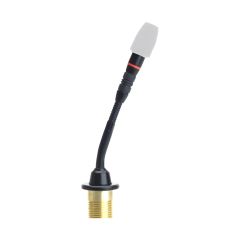 MX405 Microflex 5" Modular Gooseneck Microphone with Red Light Ring, Surface Mount Preamp (No Cartridge) 