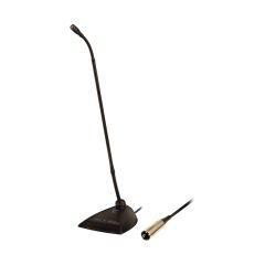 MX418 Microflex 18-Inch Standard Gooseneck Microphone with Built-In Preamp, Status LED, Mute Button, Back or Bottom Cable Exit (No Cartridge) 