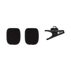 RK378 Replacement Kit with Clip, 2 Snap-Fit Foam Windscreens for SM35