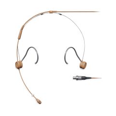 TwinPlex TH53 Subminiature Headset Microphone with LEMO3 Connector - Cocoa